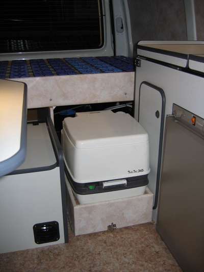 Toilette sur coulisse - sorti