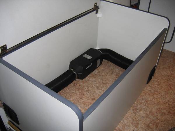 Chauffage stationnaire dans un coffre